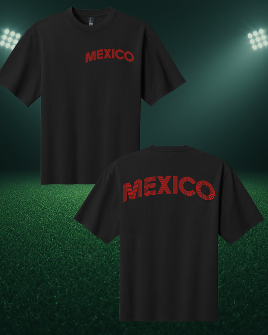 RED MX PRINTED TEE
